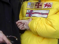 Yellow Down Jacket Bondage