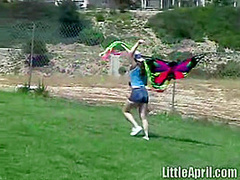 Sweet Little April ***pop Pussy Outdoor