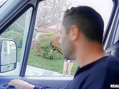 Paris Amour, Ricky Johnson And Damon Dice In Bald-headed Vixen With Small Tits Organized Passiona