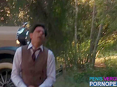 Kerl Hat Einen Dreier Mit Geilen