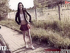 Slim 18yo German Teen Pick Up At The Street For Outdoor Sex