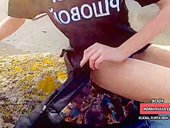 Utomhus Public Sex Pa Taket - Pov