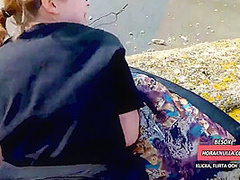 Utomhus Public Sex Pa Taket - Pov