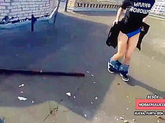 Utomhus Public Sex Pa Taket - Pov