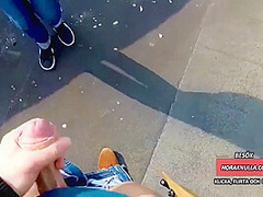 Utomhus Public Sex Pa Taket - Pov