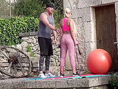 Dreier Bei Dem Morgentlichen Workout