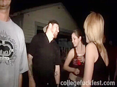 Busty college fuck teen gets screwed