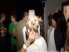 Busty college fuck teen gets screwed