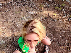 Savannah Hart - Fucked The Camp Counselor In The Woods