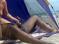 Helena Price - Caribbean Nude Beach Interracial Sex #3 - Im Getting Fucked In Public By Bbc While Hubby Films And Voyeurs Watch! 14 Min