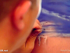 Jeny Smith - Walks The Streets Naked With Only Painted Pants. Shocking Footag