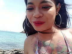 Jenny-Thai - Hot Sex Games On The Beach