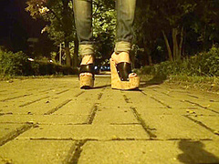 Going Out In Public In Very Sexy Platform Wedges