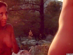 Martina And Nikol Erotic Lesbians Together Feeling Great