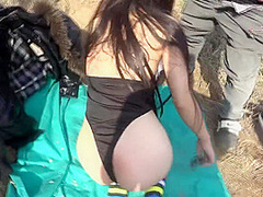 Chinese Couple Outdoor