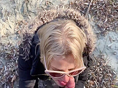 Napoli Perfect Fuck In The River With Hot Blonde