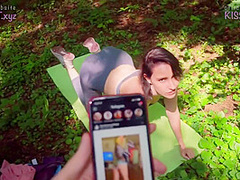 Fuck Me In Forest For Instagram Subs Pickup Fit Girl With Real Outdoor Sex / Kiss Cat