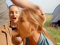 Samantha Sparkle And Zlata Shine In Fresh Air Flashers With And