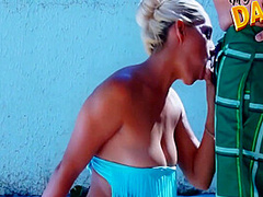 My Neighbor Asks Me To Put Sunscreen On Her But I Throw My Milk At Her 8 Min With Celezte Cruz