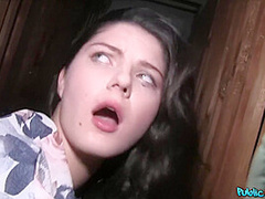 Italian Loves Riding Male Pole In Pub With Francesca Dicaprio