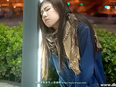 Asian Public Ballgagged And Remote Vibed