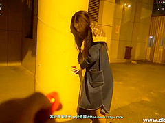 Asian Public Ballgagged And Remote Vibed