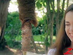 ZVIDZ - Petite Babe Tali Dova Moans From Hard Outdoor Sex