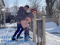 Canadian Couple Has Public Sex In The Snow For Everyone To Watch