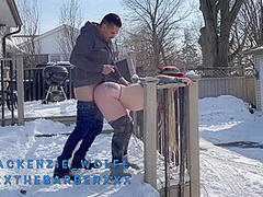 Canadian Couple Has Public Sex In The Snow For Everyone To Watch