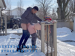 Canadian Couple Has Public Sex In The Snow For Everyone To Watch