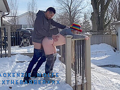 Canadian Couple Has Public Sex In The Snow For Everyone To Watch