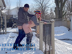 Canadian Couple Has Public Sex In The Snow For Everyone To Watch