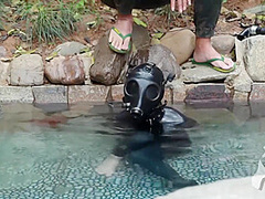 Latex 02 Bunny Latex In Hot Spring