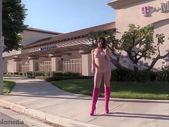 Small Titted Babe Toys Her Pus