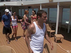 Takes A Strangers Cock On The Lido Deck - Kortney Kane