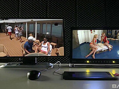 Takes A Strangers Cock On The Lido Deck - Kortney Kane