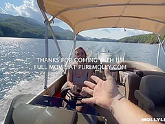 Messy Double Creampie On A Beautiful Pleasure Cruise Spring Break - Horny Hiking - Pov 4k