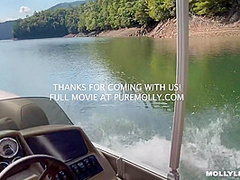 Messy Double Creampie On A Beautiful Pleasure Cruise Spring Break - Horny Hiking - Pov 4k