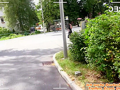 German big tits tattoo milf get Public POV pick up from a Voyeur