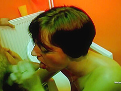 Facial Cum In The Changing Room