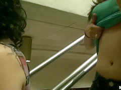 Real Bitch Party - In The Train 1 With Izzie Paige