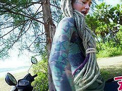 Naughty Tattoo Model Public Masturbation, Alternative Teen Anal Squirt Outdoors