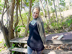 Anuskatzz Public Beach Anal Masturbation - Tattoo Teen Gapes Outdoors