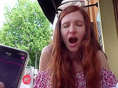 Red Haired Babe Is About To Have Sex For Money With A Man