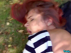 Erik Everhard And Renata Fox - Young Beauty Pleasuring Horny Stud Outdoors