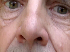 Old Man Is Fucking A Slutty Teen Brunette From The Back, In