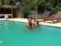 Clea Gaultier, Anna Polina And Angel Emily In Sex Friends In Ibiza