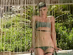 Big Tits Cherry of the Month Kenzie Anne Gets A Wet Poolside Fuck