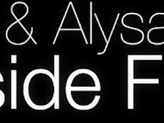 Alysa (poolside Fantasy) With Gina (v)
