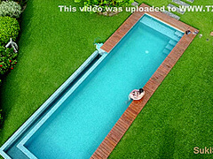 Almost Got Caught Public Fucking At The Pool Andy Savage & Sukisukigirl